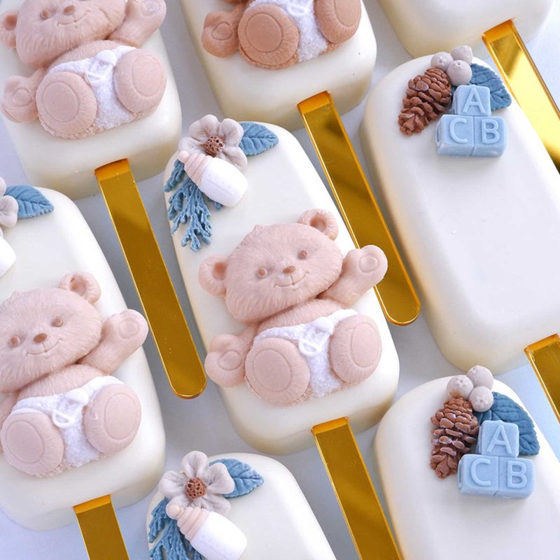 Katy Sue Designs Baby Bear Silicone Mould Lollipop Cake Supplies