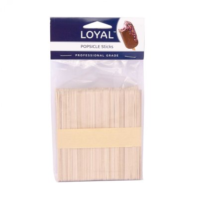 LOYAL Popsicle Sticks - Pack of 100
