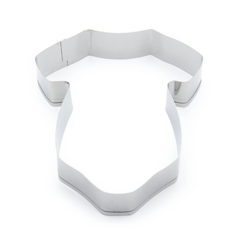 Baby Suit or Romper Stainless Steel Cookie Cutter | Lollipop Cake Supplies