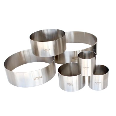 bkw0298 303 loyal stainless steel food ring group shot