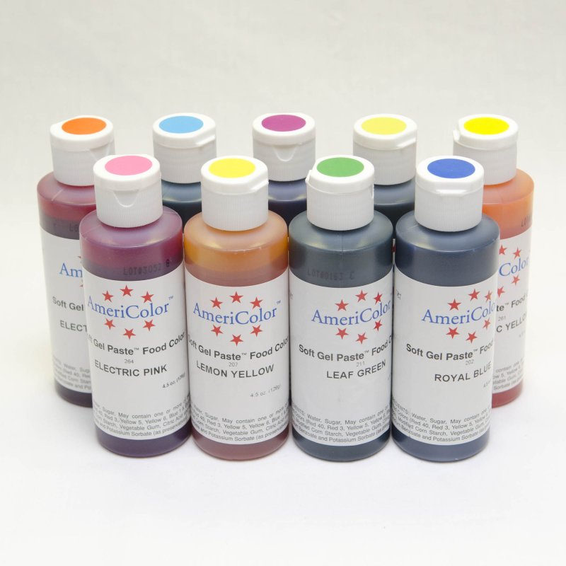 Americolor 4.5oz Soft Gel Paste | Cake Decorating Colours | Lollipop ...